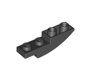 LEGO Black Slope 1 x 4 Curved Inverted (13547)