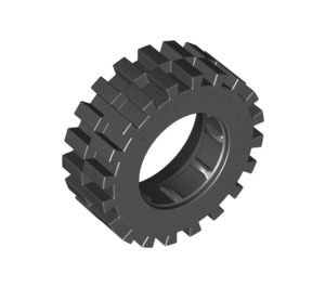 LEGO Black Tire Ø30 x 10.5 with Ridges Inside (2346)