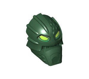 LEGO Bionicle Inika Toa Kongu Head with Lime Eyes (56660)