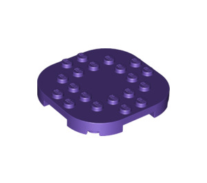LEGO Plate 6 x 6 x 0.7 Round Raised Semicircle (66789)