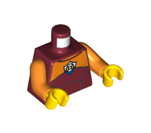 LEGO Lifeguard Man Minifig Torso (973 / 76382)