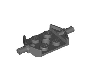 LEGO Plate 2 x 2 with Wide Wheel Holders (Non-Reinforced Bottom) (6157)