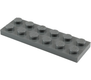 LEGO Dark Stone Gray Plate 2 x 6 (3795)