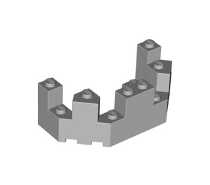 LEGO Brick 4 x 8 x 2.3 Turret Top (6066)