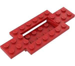 LEGO Car Base 10 x 4 x 2/3 with 4 x 2 Centre Well (30029)