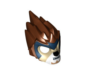 LEGO Lion Mask with Tan Face and Dark Blue Headpiece (11129 / 13025)