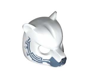 LEGO Bear Mask with Sand Blue Muzzle and Markings  (20233)