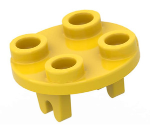 LEGO Plate 2 x 2 Round with Wheel Holder (2655 / 26716)