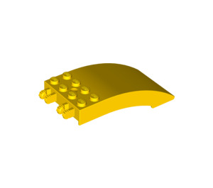 LEGO Windscreen 4 x 8 x 2 Curved Hinge (46413 / 50339)