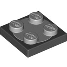 LEGO Turntable 2 x 2 with Medium Stone Gray Top (74340)