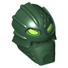 LEGO Bionicle Inika Toa Kongu Head with Lime Eyes (56660)