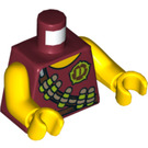 LEGO Dino Minifig Torso with D Logo and Bandolier (973 / 76382)