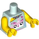 LEGO Light Aqua N -POP Girl Minifig Torso (973 / 88585)