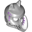 LEGO Minifigure Rhino Head with Rinona Purple (15067 / 15811)