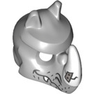 LEGO Minifigure Rhino Head with Rogon Stubble and Repair (15067 / 15801)