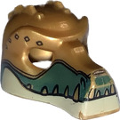 LEGO Crocodile Mask with Gold Teeth and Black Diamonds (12551 / 12837)