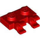 LEGO Plate 1 x 2 with Horizontal Clips (Open 'O' Clips) (49563 / 60470)