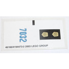LEGO Sticker Sheet for Set 7032 (46160)