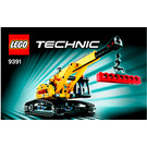 LEGO Tracked Crane Set 9391 Instructions