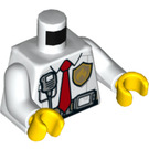 LEGO Firefighter Torso with Walkie Talkie and Tie (76382)