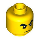 LEGO Cole Head (Recessed Solid Stud) (3626)