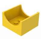 LEGO Container Box 4 x 4 x 2 with Hollowed-Out Semi-Circle (4461)
