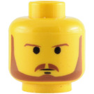 LEGO Qui-Gon Jinn Head (Safety Stud) (3626)