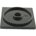 LEGO Black Turntable Flat Base 4 x 4 (61485)