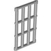 LEGO Medium Stone Gray Bar 1 x 4 x 6 with Grille Window (92589)