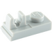 LEGO Medium Stone Gray Plate 1 x 2 with Top Clip with Gap (92280)