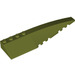LEGO Olive Green Wedge 12 x 3 x 1 Double Rounded Right (42060 / 45173)