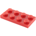 LEGO Red Plate 2 x 4 (3020)