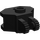 LEGO Black Hinge 1 x 2 Locking with Towball Socket (30396 / 51482)