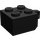 LEGO Black Hinge Brick 2 x 2 Locking with 1 Finger Vertical with Axle Hole (30389 / 49714)
