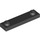 LEGO Black Plate 1 x 4 with Two Studs without Groove (92593)