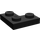 LEGO Black Plate 2 x 2 Corner (2420)