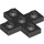 LEGO Black Plate 3 x 3 Cross (15397)