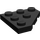 LEGO Black Wedge Plate 3 x 3 Corner (2450)