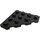 LEGO Black Wedge Plate 4 x 4 Corner (30503)