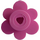 LEGO Dark Pink Small Flower (3742)