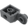 LEGO Dark Stone Gray Brick 2 x 2 with Hole, Half Rotation Joint Ball Vertical (48171 / 48454)