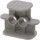 LEGO Dark Stone Gray Technic Rubber Band Holder Small with Pinholes (41752)