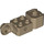 LEGO Dark Tan Brick 2 x 2 with Axle Hole, Vertical Hinge Joint, and Fist (47431)