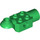 LEGO Green Brick 2 x 2 with Horizontal Rotation Joint and Socket (47452)