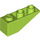 LEGO Lime Slope 1 x 3 (25°) Inverted (4287)