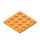 LEGO Medium Orange Plate 4 x 4 (3031)