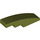 LEGO Olive Green Slope 1 x 4 Curved (11153 / 61678)