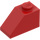 LEGO Red Slope 1 x 2 (45°) without Centre Stud