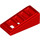 LEGO Red Slope 1 x 2 x 0.7 (18°) with Grille (61409)