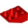 LEGO Red Slope 2 x 3 (25°) Inverted without Connections between Studs (3747)